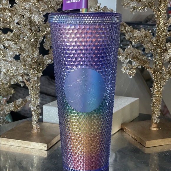 Starbucks Summer 2024 Sofie Birkin Rainbow Pride Bling Studded Venti Tumbler - Picture 3 of 4